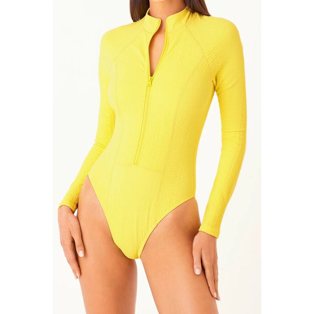 GIGI C Yellow Long Sleeve Bikini